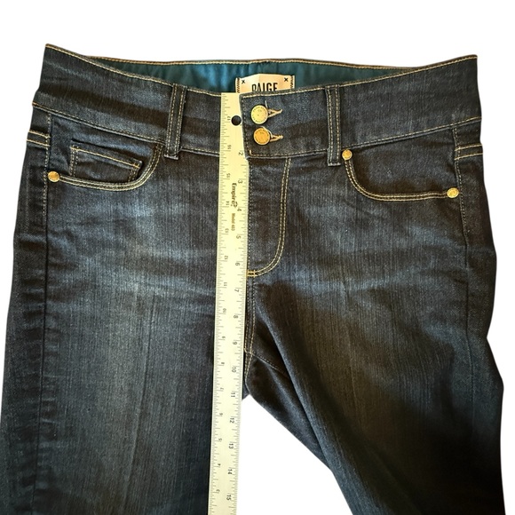 PAIGE Hidden Hills Petite High Rise Bootcut Jeans Dark Wash Women’s Size 29P - Picture 11 of 13